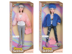 11.5inch Solid Body Doll Set(2S) toys