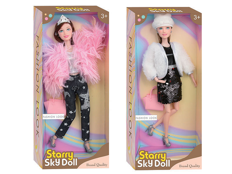 11.5inch Solid Body Doll Set(2S) toys