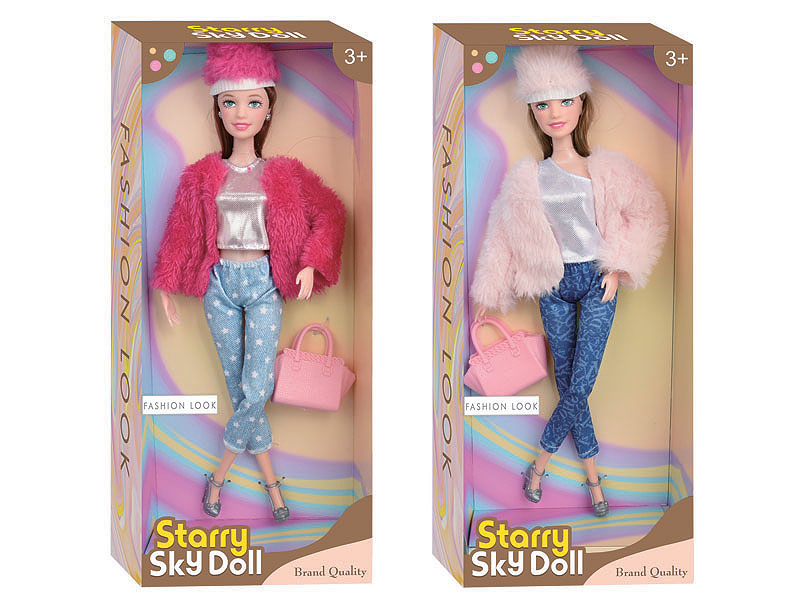 11.5inch Solid Body Doll Set(2S) toys