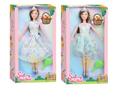 11.5inch Solid Body Doll Set(2S) toys