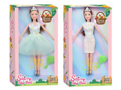 11.5inch Solid Body Doll Set(2S) toys