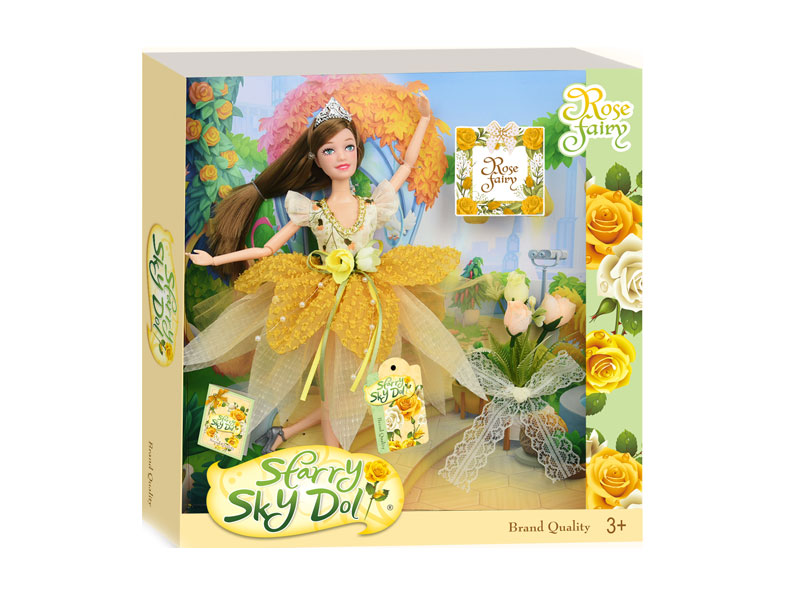 11.5inch Solid Body Doll Set toys