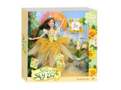 11.5inch Solid Body Doll Set toys