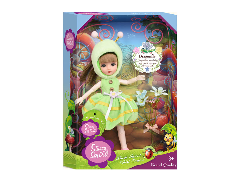 12inch Solid Body Doll Set toys