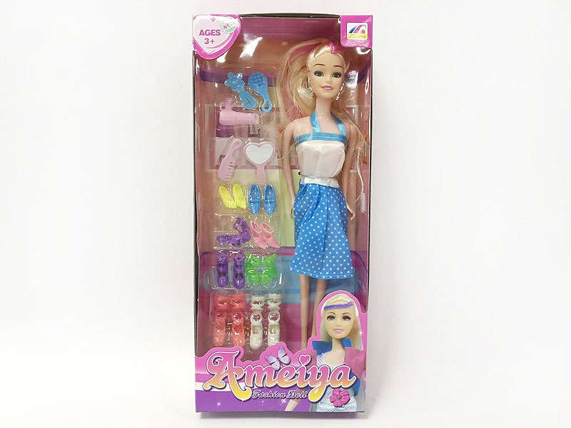 11inch Solid Body Doll Set toys