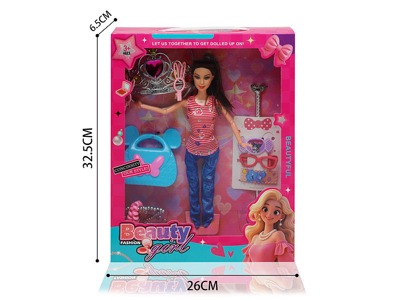 11.5inch Solid Body Doll Set toys