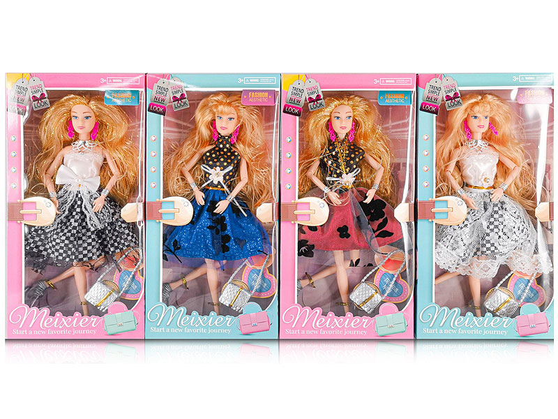 11.5inch Solid Body Doll Set(4C) toys