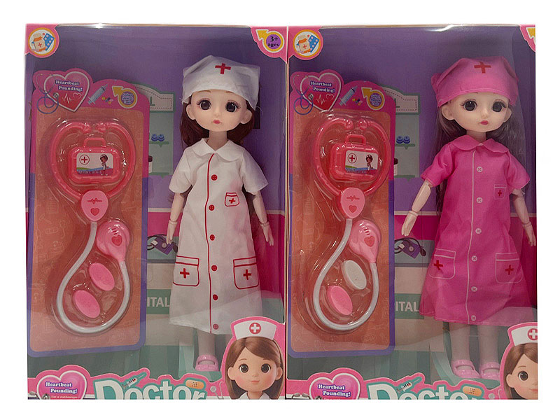 12inch Solid Body Doll Set(2S) toys