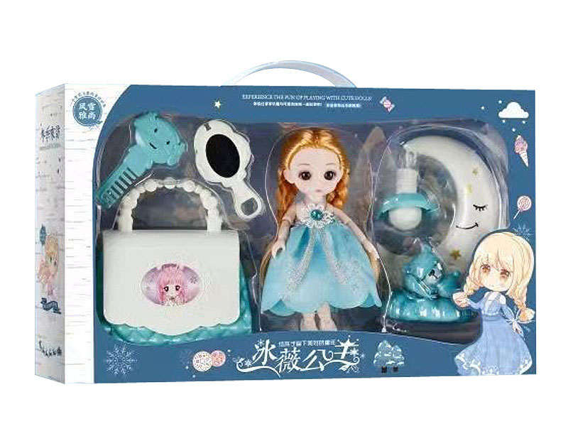 6inch Solid Body Doll Set toys