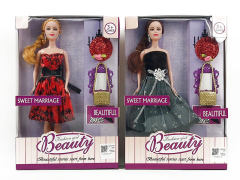 11inch Solid Body Doll Set(2S) toys