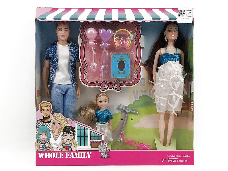 11.5inch Solid Body Pregnant Barbie Set toys