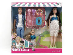 11.5inch Solid Body Pregnant Barbie Set toys