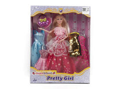 11.5inch Solid Body Doll Set toys