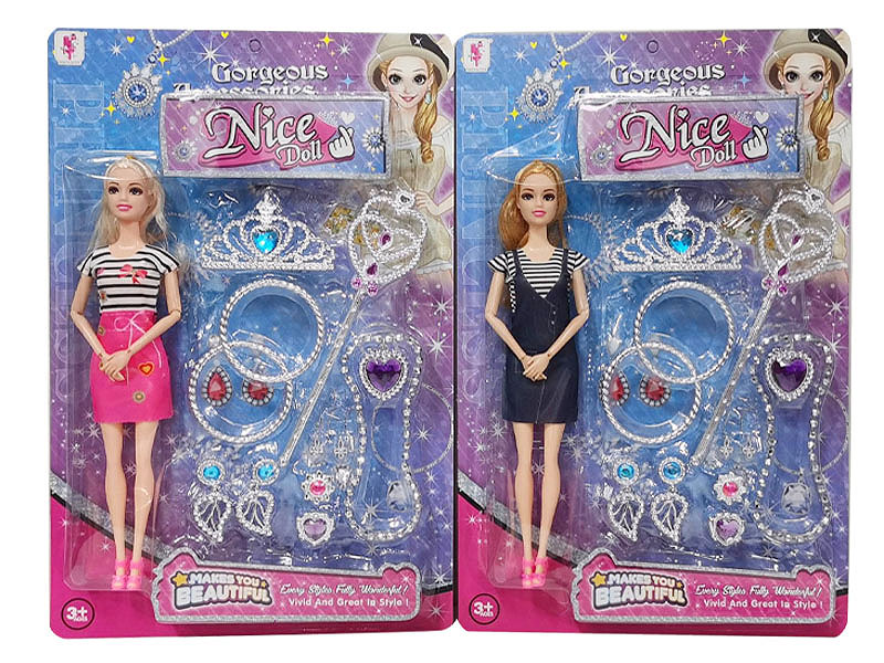 11.5inch Solid Body Doll Set(2S) toys