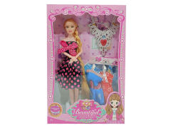 11inch Solid Body Doll Set toys