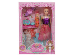 11inch Solid Body Doll Set toys