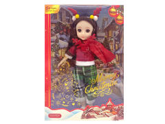 12寸实心圣诞娃娃