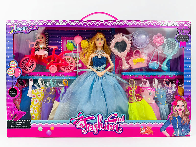 11.5inch Solid Body Doll Set toys