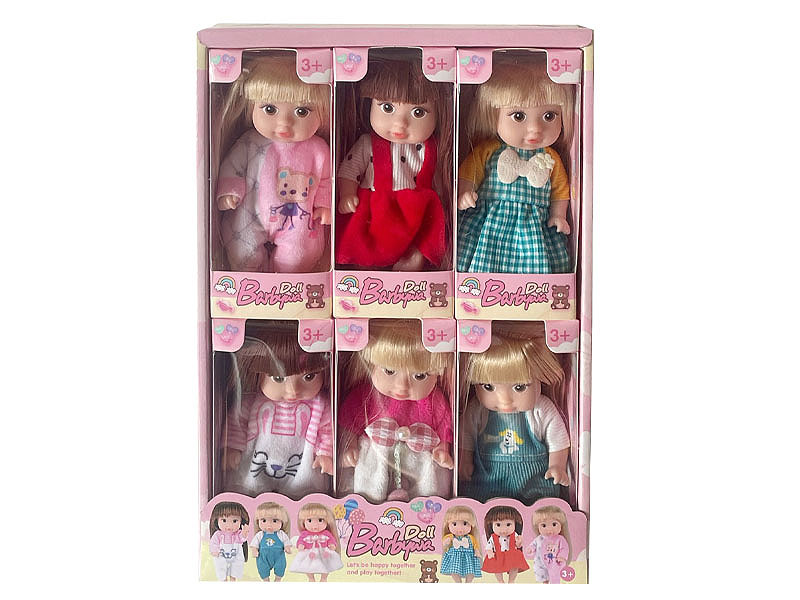3.5inch Solid Body Brow Moppet(6in1) toys