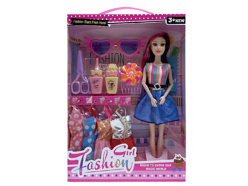 11inch Solid Body Doll Set toys