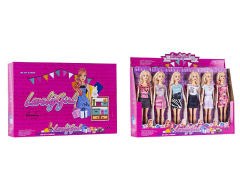 11.5inch Solid Body Doll Set(12in1) toys