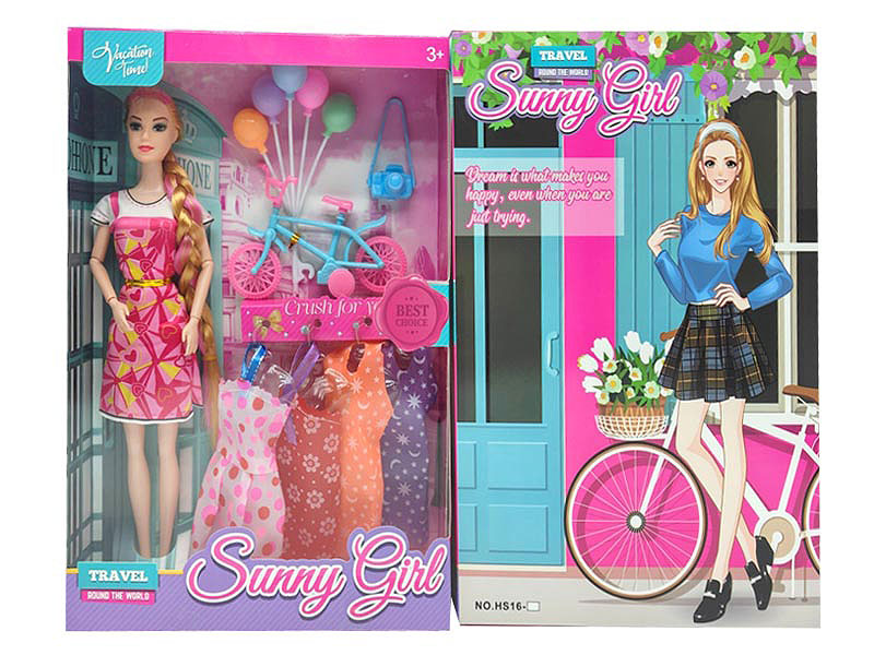 11.5inch Solid Body Doll Set toys