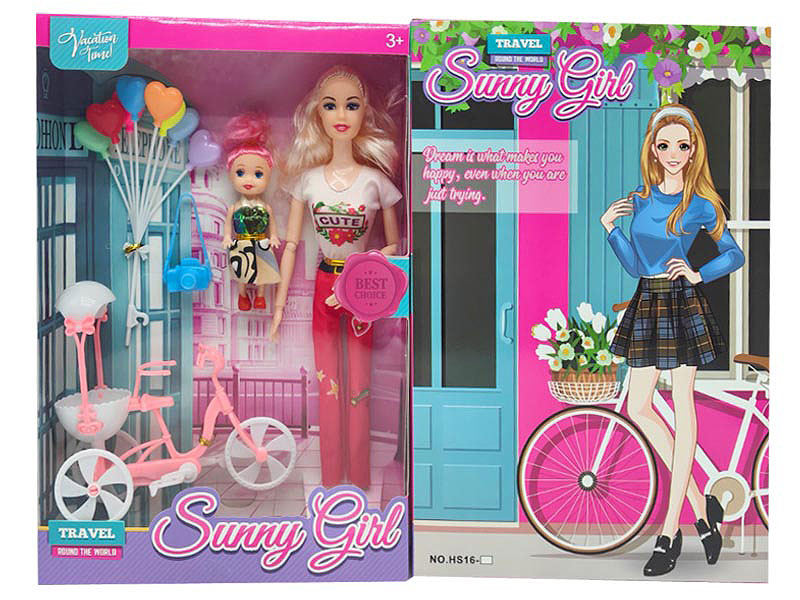 11.5inch Solid Body Doll Set toys