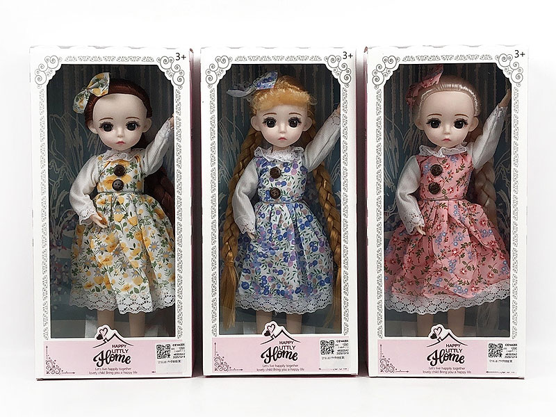 12inch Solid Body Doll Set(3S) toys