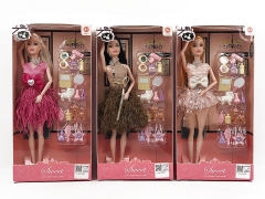 11inch Solid Body Doll Set(3S) toys