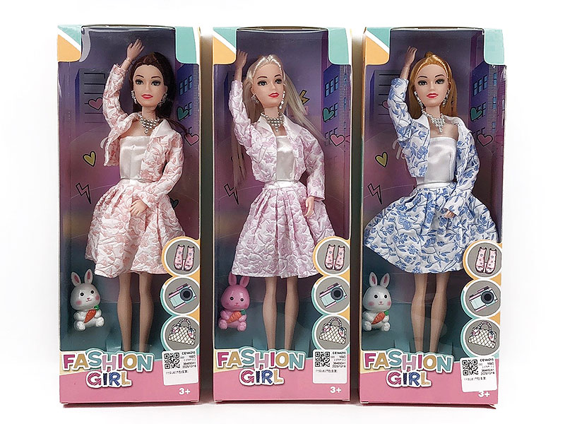 11inch Solid Body Doll Set(3S) toys