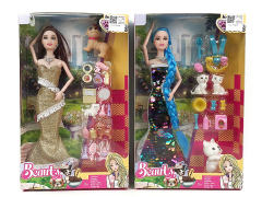11inch Solid Body Doll Set(4S) toys