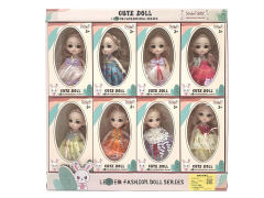 6inch Solid Body Doll(8in1) toys