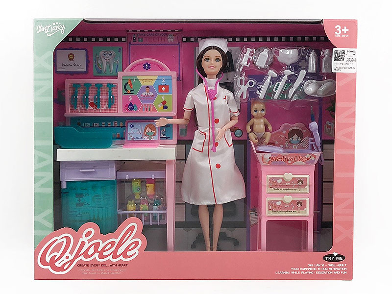 11.5inch Solid Body Doll Set toys