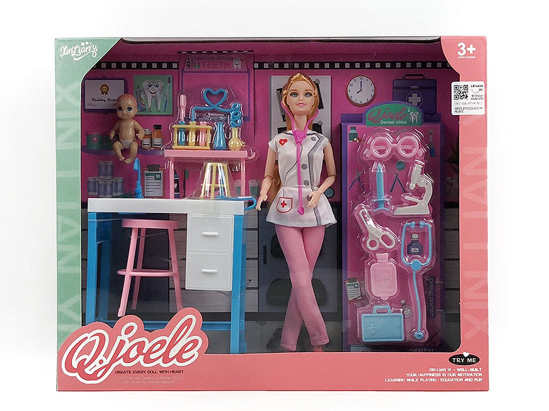 11.5inch Solid Body Doll Set toys