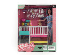 11.5inch Solid Body Doll Set toys