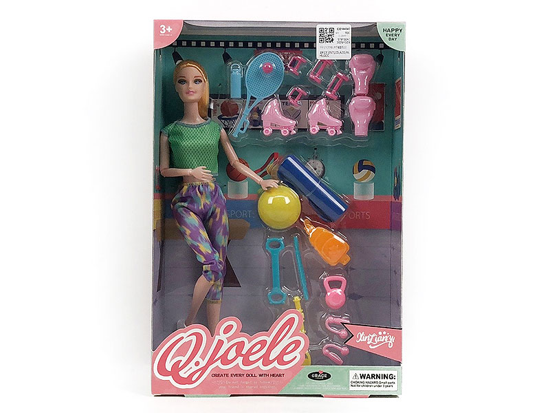 11.5inch Solid Body Doll Set toys