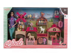 11.5inch Solid Body Doll Set toys