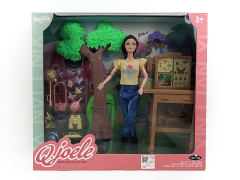 11.5inch Solid Body Doll Set toys