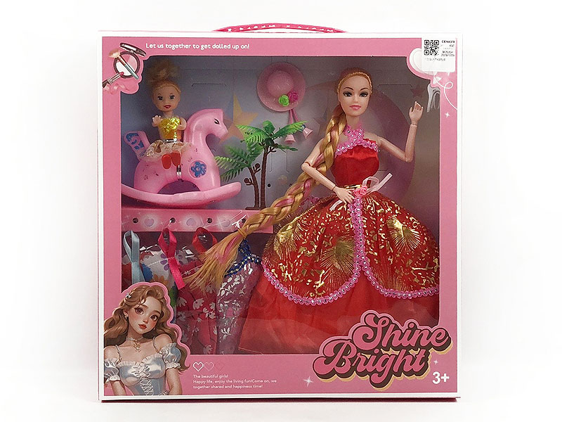 11.5inch Solid Body Doll Set toys