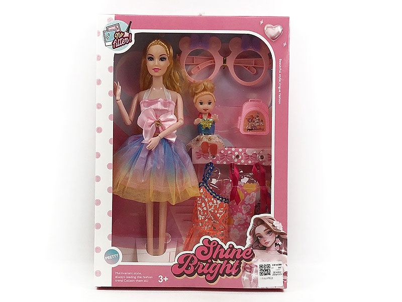 11.5inch Solid Body Doll Set toys