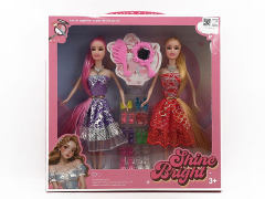 11.5inch Solid Body Doll Set(2in1) toys