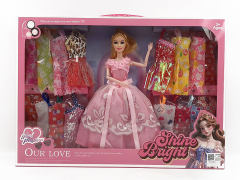 11.5inch Solid Body Doll Set toys