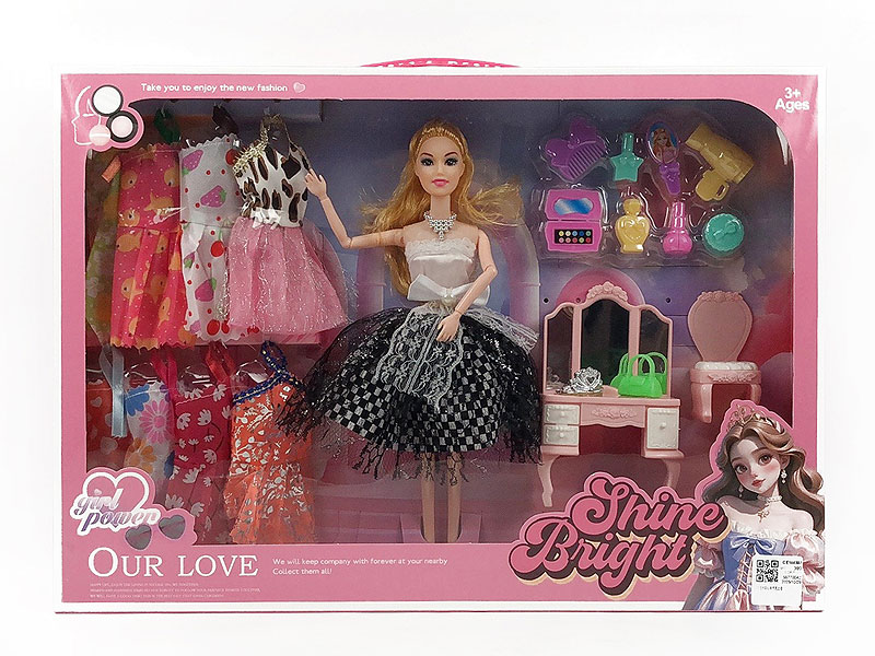 11.5inch Solid Body Doll Set toys