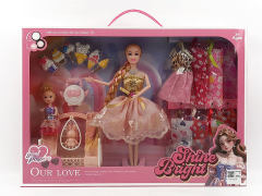 11.5inch Solid Body Doll Set toys