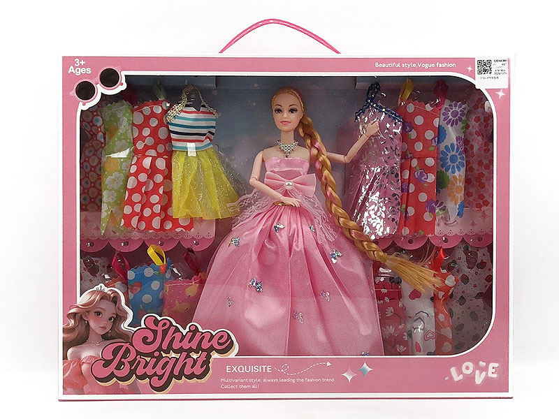 11.5inch Solid Body Doll Set toys