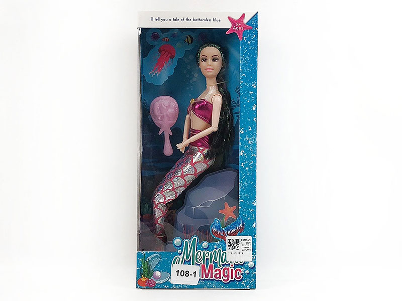 11inch Solid Body Mermaid Set toys