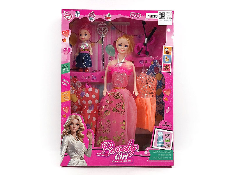 11.5inch Solid Body Doll Set toys