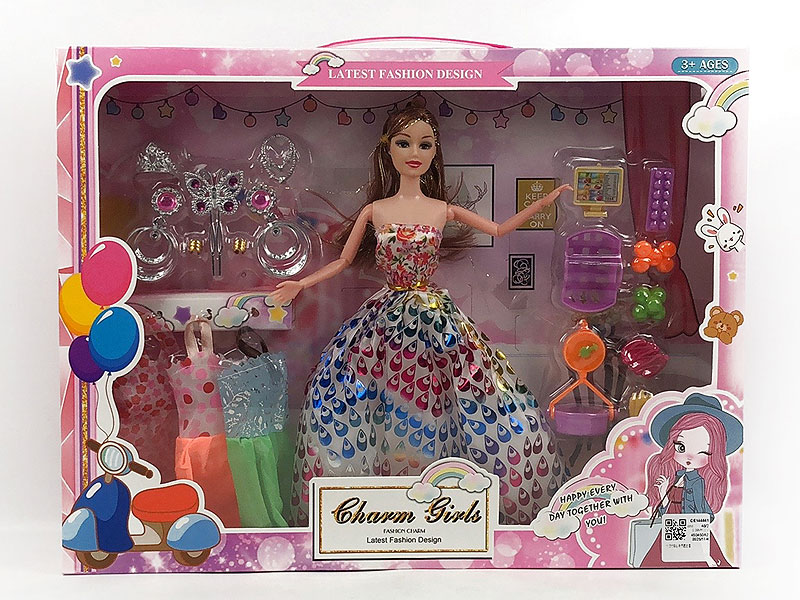 11.5inch Solid Body Doll Set toys