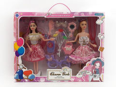 11.5inch Solid Body Doll Set(2in1) toys