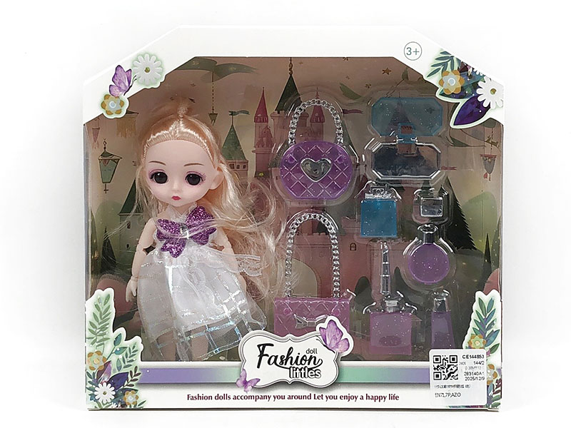 6inch Solid Body Doll Set(6C) toys